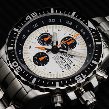 Часы Deep Blue DayNaight 7754 DN7754WHTBLK